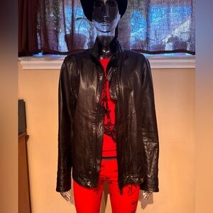 RUDSAK Dark Brown Leather Jacket